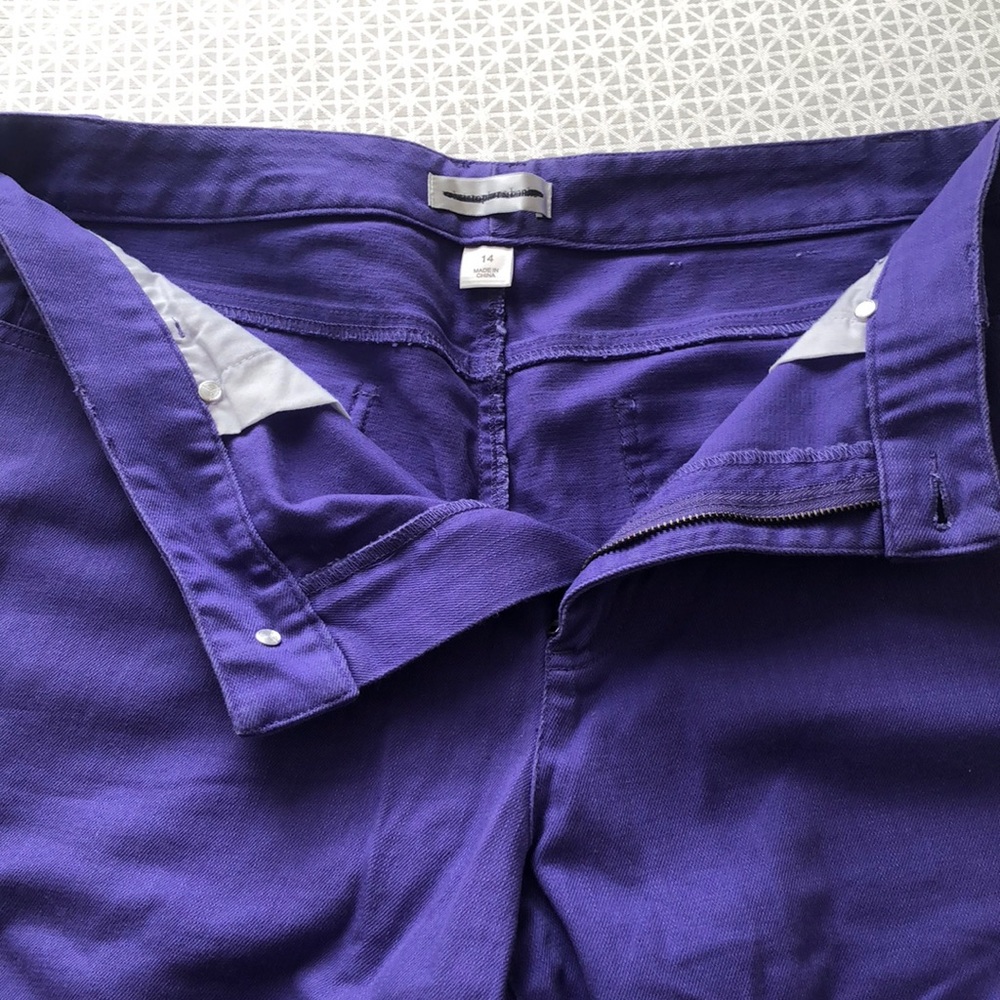 Women’s brand new never worn purple Capri Jeans - Picture 2 of 6